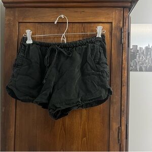 Brandy Melville - Black Drawstring Shorts